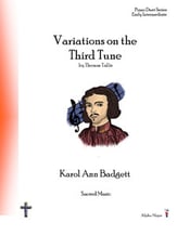 Variations on the Third Tune piano sheet music cover